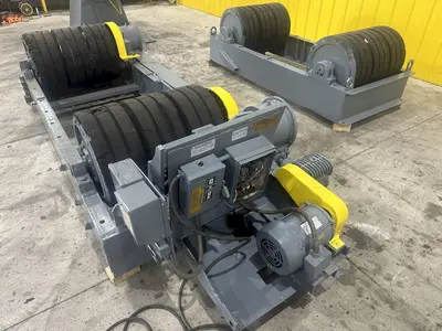 120,000 LB / 60 TON RANSOME PANDJIRIS TANK TURNING ROLLS - POWER & IDLER SET: STOCK 13386