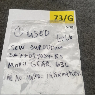 Used SEW-EURODRIVE S47D16BDT80K4-KS Misc Industrial Equipment California US | Davliegogo LLC #1729399
