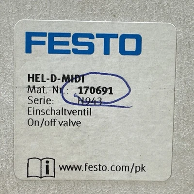 NEW Festo HEL-D-MIDI 170691