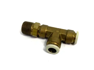 USED PARKER PRESTOLOK PUSH-TO-CONNECT SWIVEL ELBOW FITTING 3/8" X 3/8"