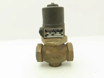 Magnatrol 18G26 Bronze Solenoid Valve 1-1/2"NPT 120V Full Port Normally Closed