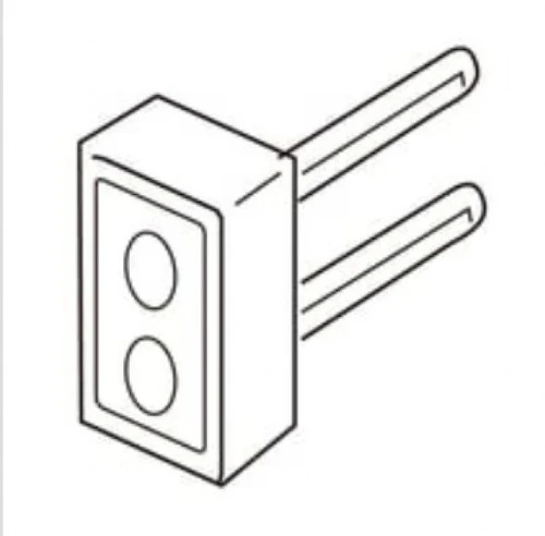 Keyence OP-26751 Photoelectric Sensor Accessory, End Unit, Set of 2 [New]