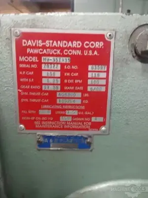 USED 2000 DAVIS STANDARD MV-35IN35