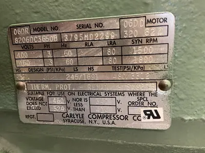 New | in-Stock CARLYLE 06DR8206DC3650B Misc Electrical & Power Parts | Surplus Asset Holdings #1220078