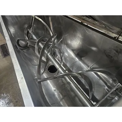 Used Industrial Stainless Steel Double Ribbon Blender - 36 Cu/Ft