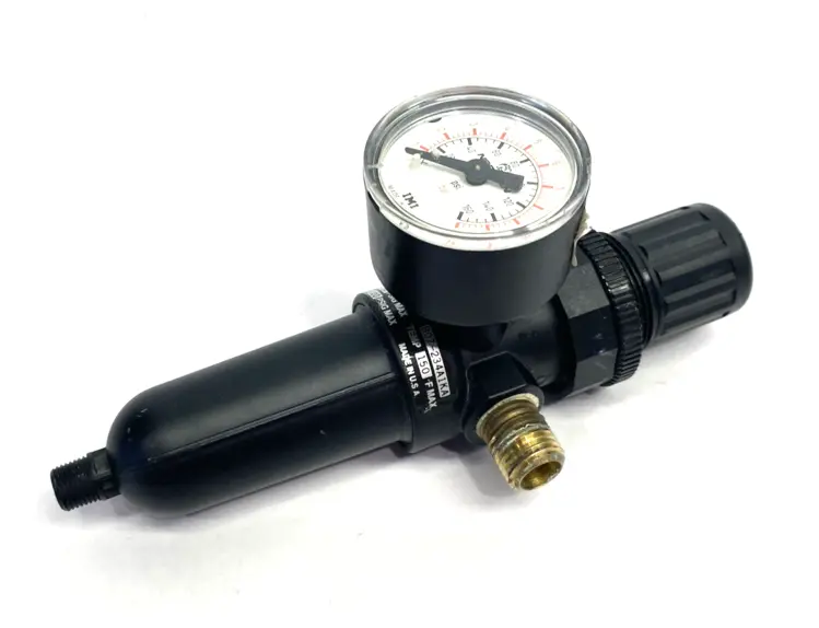 Used IMI Norgren Modular Filter/Regulator, Relieving, with Gauge Air Pressure Regulators Michigan US | Maverick Industrial Sales #1402941
