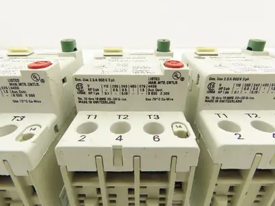 Allen Bradley 140-MN-0063 Manual Motor Starter Breaker 0.63A Variable Lot of 6