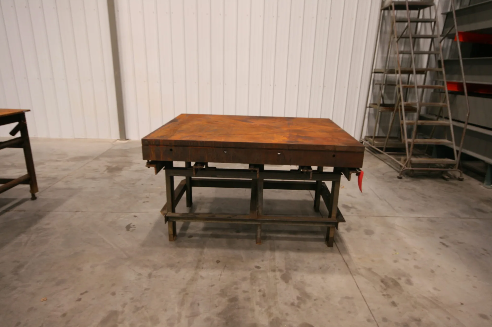 48″ x 60 3/4″ Welding Table, 1/2″ Thick, 36″ High
