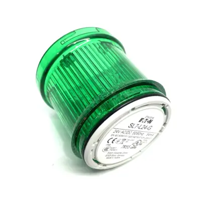 USED EATON STACKLIGHT MODULE 70MM, CONTINUOUS LED, GREEN, 24VAC/DC