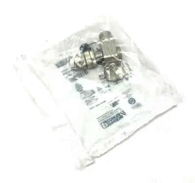 NEW PHOENIX CONTACT ANGLED PLUG CONNECTOR 12-POS M12