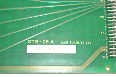 AGIE USA STB-05 A SIGNAL TERMINAL 615.991.7 STB05