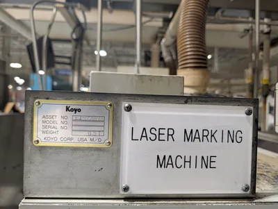 Koyo Laser Marking Machine