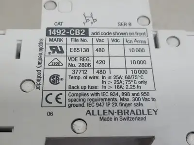 USED ALLEN-BRADLEY 1492-CB2 G005