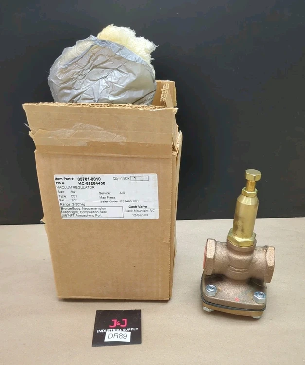 New | in-Stock Cash Valve 05761-0010 Valves/Fittings Indiana US | J&J Industrial Supply #714990