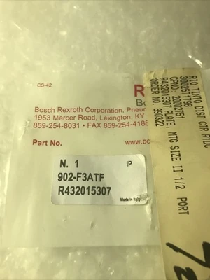 NEW Rexroth 902F3ATF