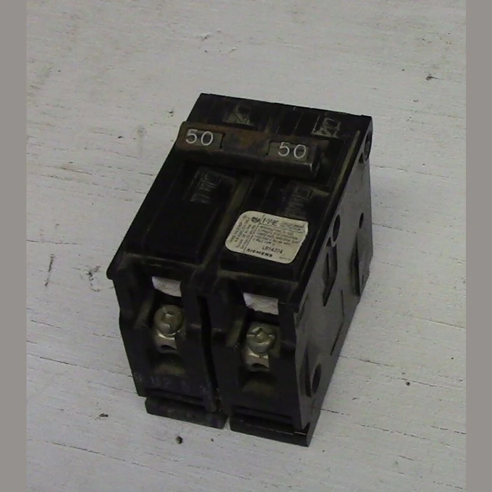 Siemens 2 Pole 50 Amp Push-in Breaker