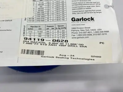New | in-Stock Garlock Style 204 Pipe Expansion Joint, Chlorobutyl 6" ID Plumbing Equipment Michigan US | Maverick Industrial Sales #1508006