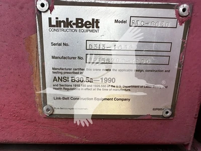 USED LINK-BELT RTC-8030