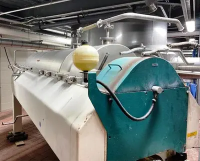 Westfalia CB 458-00-30 sanitary decanter centrifuge, 316SS.