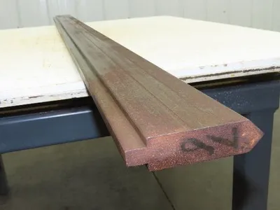 Press Brake Punch Die 75-15/16" Long 85° V 1/2" Tang 1-1/16" W 3-3/4" H