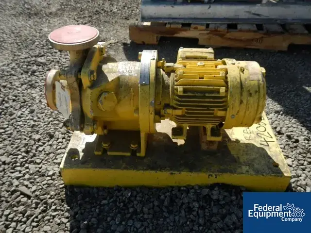 Used Kontro 1" X 1" KONTRO CENTRIFUGAL PUMP, 316 S/S, 1.5 HP Pumps Ohio US | Federal Equipment Company #125549