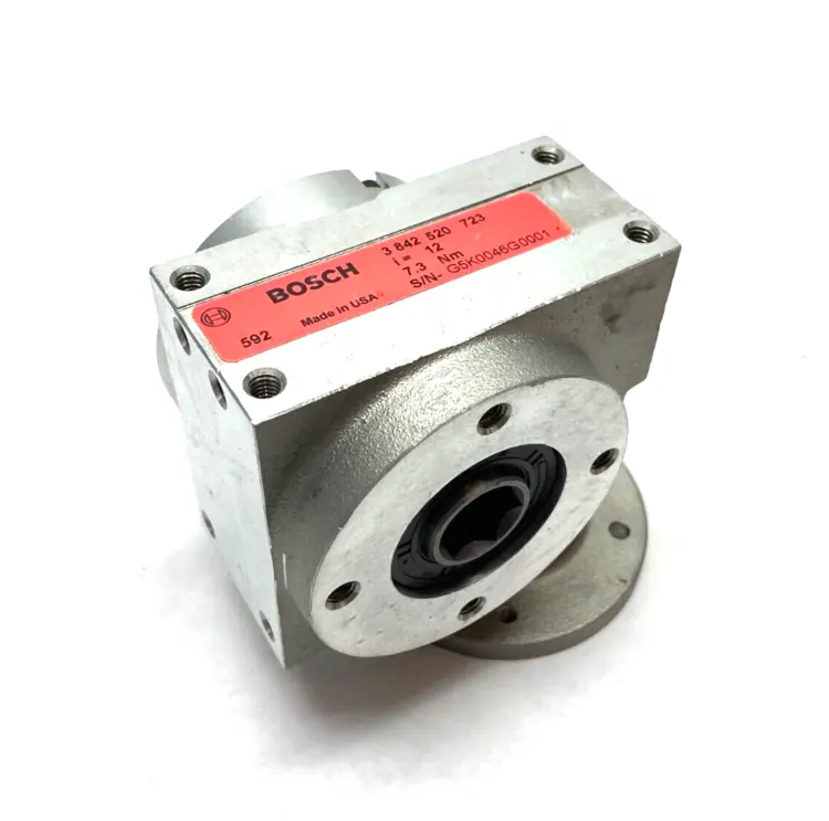New | in-Stock Bosch Rexroth Right Angle Slip-On Gear Unit i=12, 7.3Nm Gearboxes Michigan US | Maverick Industrial Sales #1391358
