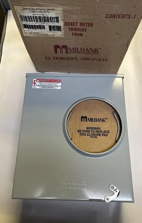 New | in-Stock MILBANK U1980-O-KK-AEPU Miscellaneous Equipment (Electrical & Power) | Surplus Asset Holdings #1202787