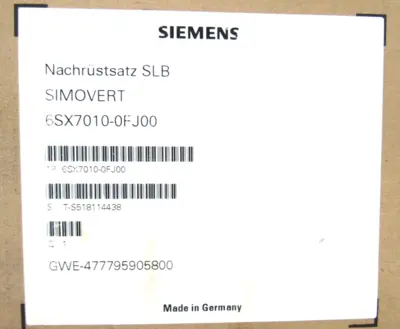 NEW SIEMENS 6SX7010-0FJ00 COMMUNICATION MODULE 6SX70100FJ00