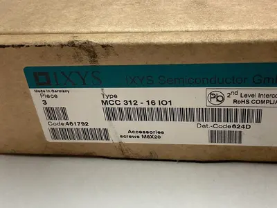 Used IXYS MCC 312-166IO1 Miscellaneous Equipment (Electrical & Power) | Surplus Asset Holdings #1197820