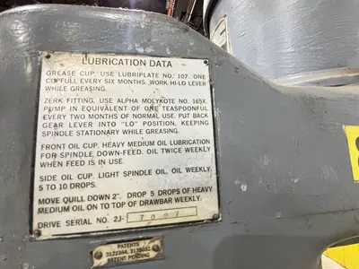 1.5 HP BRIDGEPORT SERIES I VERTICAL MILL / MILLING MACHINE: STOCK #20705