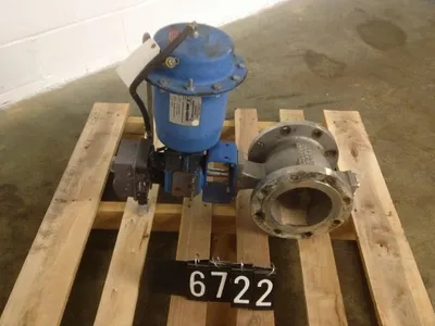 Neles Jamesbury 6"-150 V-Ball Control Valve