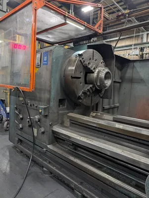 2009 Kuraki PA3512030 Manual Lathe 28" 4-Jaw Chuck; 460/3/60; Apprx. 120" distance between