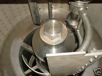 Western States 40 x 24 Quadramatic perforate basket centrifuge, 316SS.