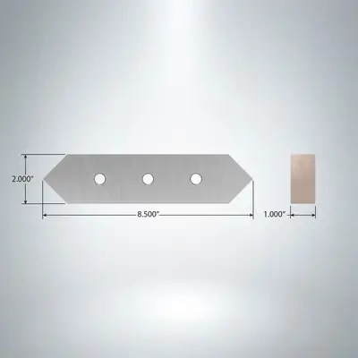 CLEVELAND PUNCH & DIE P20B0050 Shear Blades | Punch Press and Shear (3)