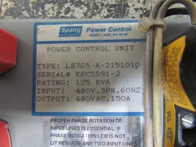 Used SPANG _UNKNOWN_ Miscellaneous MRO | Arrow Industrial #648626