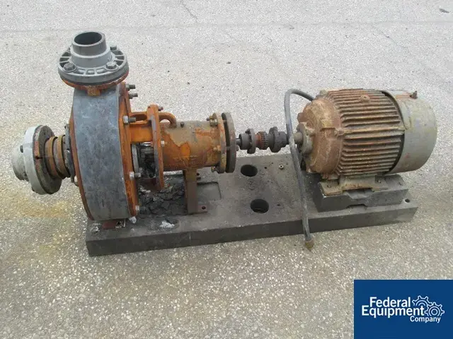 Used Wanner Engineering 4" X 3" Stan-Cor Centrifugal Pump, Type A40, KYNAR Pumps Ohio US | Federal Equipment Company #125963