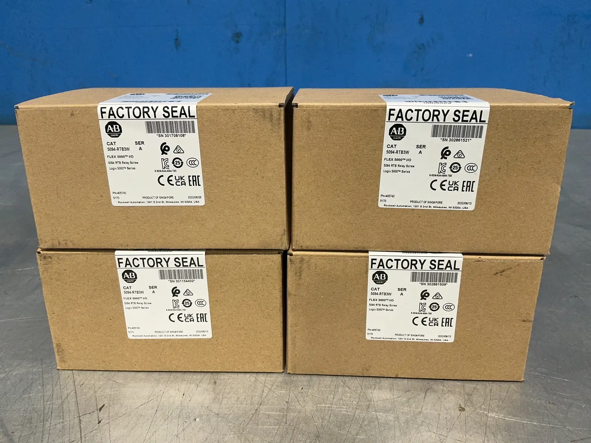 New | in-Stock 2022 ALLENBRADLEY 5094RTB3W Terminal Blocks Ohio US | HGR 24 #1478283