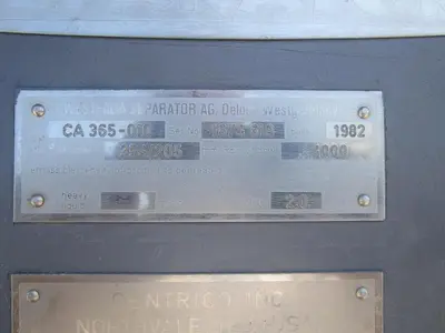 USED 1982 WESTFALIA CA365-01-00