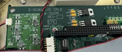 ELECTRON MACHINE CORP B-12699 E-SCAN I/O CPLD DOOR ASSY.