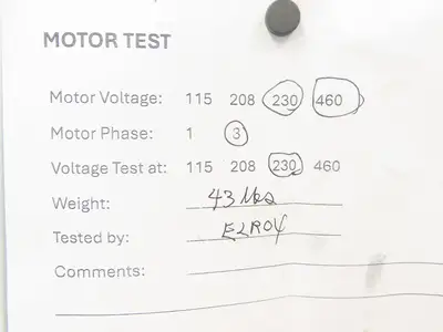 Fukuta GMVF Metric AC Motor 1.5kw 2Hp 1710rpm 230/460V 3PH IEC 90L Frame