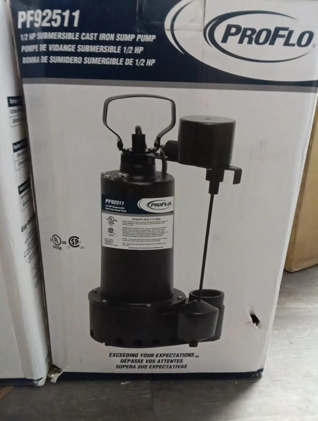 Used PROFLO PF92511 Sump Pumps US | Infinity wholesale & Supply LLC #1305743