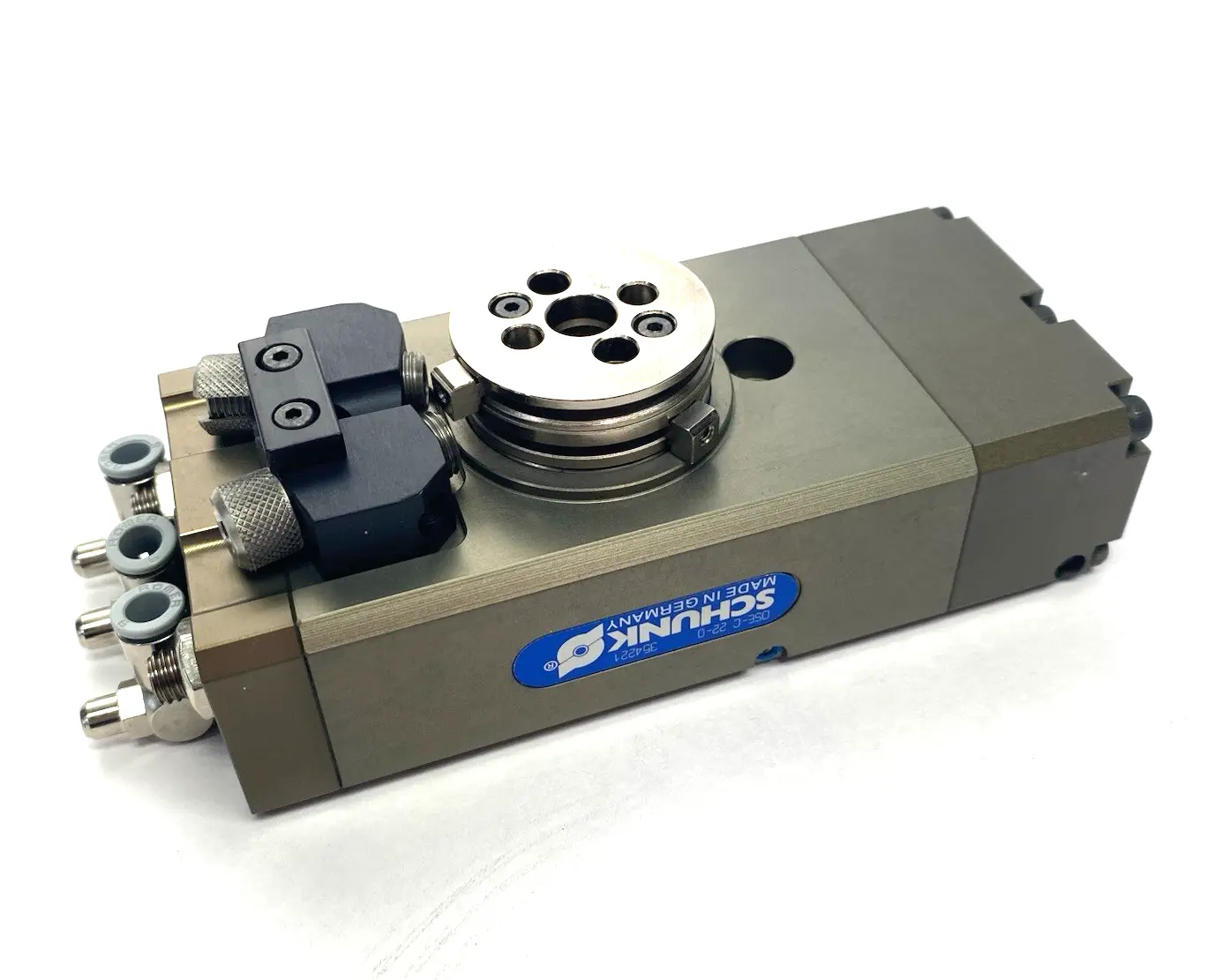 New | in-Stock SCHUNK Universal Swivel Unit, Double-Piston Rack and Pinion, 354221 Rotary Actuators Michigan US | Maverick Industrial Sales #1389743