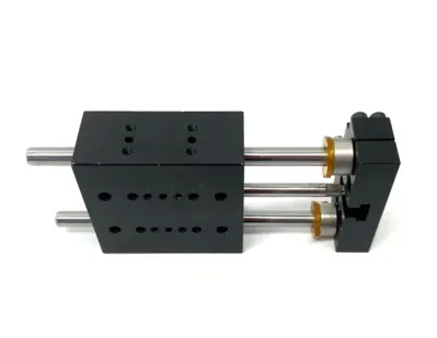 USED DESTACO ROBOHAND BLOCK THRUSTER LINEAR SLIDE, SHORT BODY