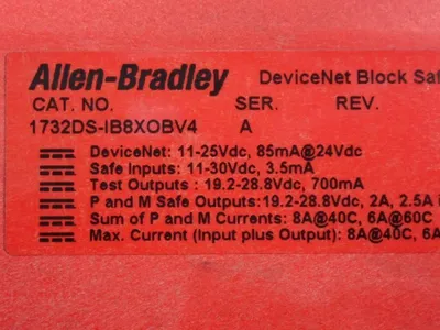 Used ALLEN BRADLEY 1732DSIB8XOBV4 Input / Output Modules | HGR 24 #752653