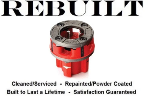 Ridgid 37040 11-R Pipe Threading Die Head, Complete, 1/2 Inch NPT, Alloy RH [Refurbished]