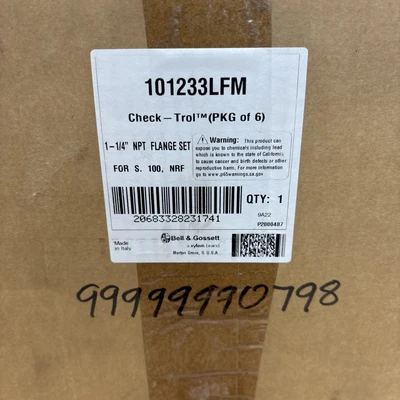 NEW Bell & Gossett 101233Lfm