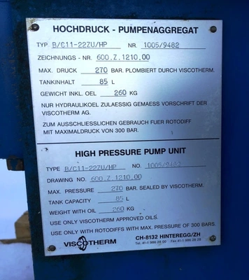 (2) Humboldt/Centrisys S 2-11 decanter centrifuges, 316 SS.