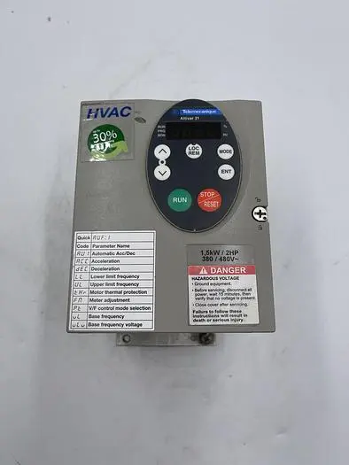 Used TELEMECANIQUE TELEMECANIQUE ATV21HU15N4 Misc Electrical & Power Parts | ND Industrial Surplus #1214608