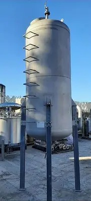 Tank, 750 Gallon, 304 S/st, 20 PSI, DT/DB, Morfab #S744379