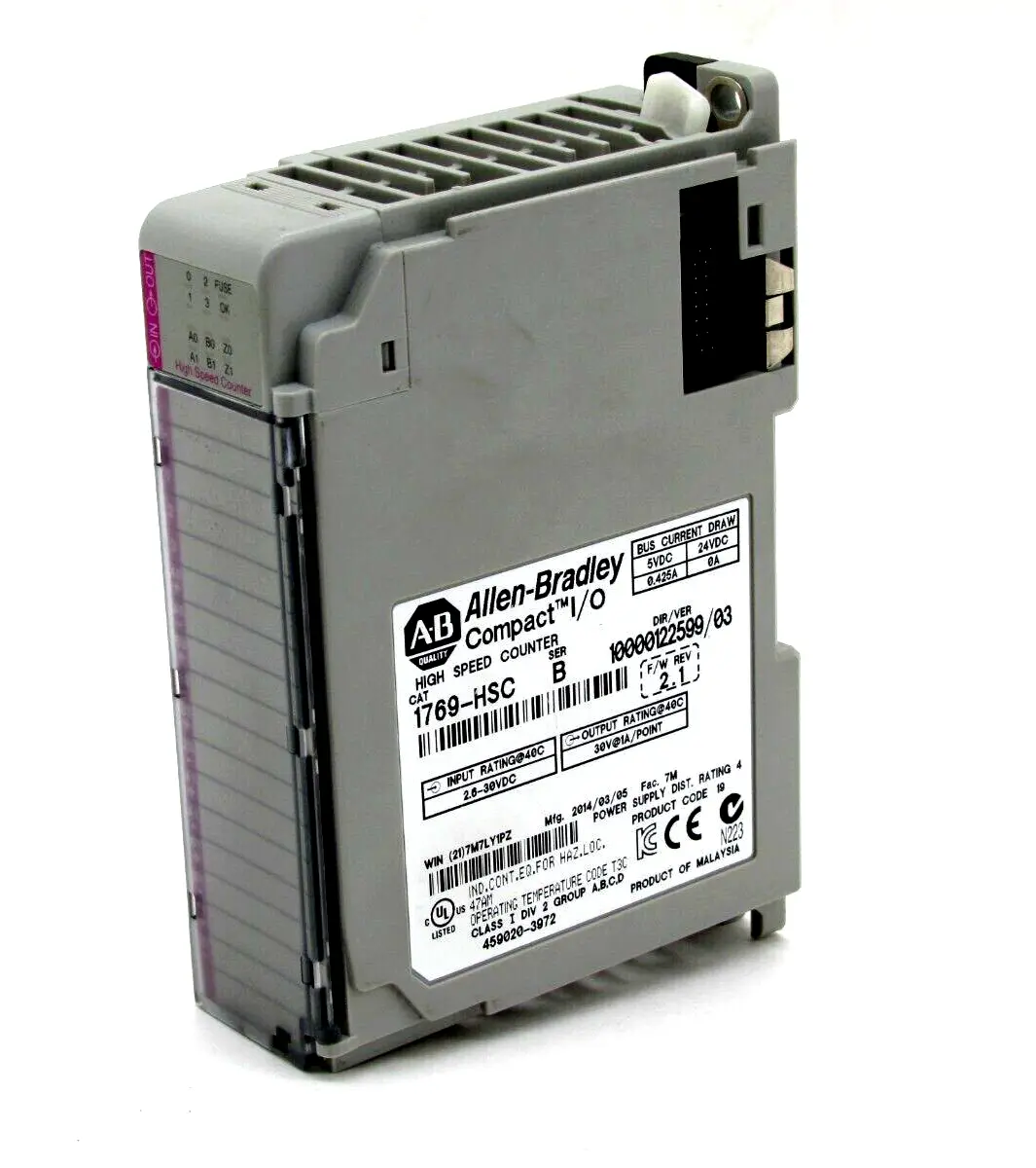 USED ALLEN BRADLEY 1769-HSC COMPACT I/O SERIES B 1769HSB